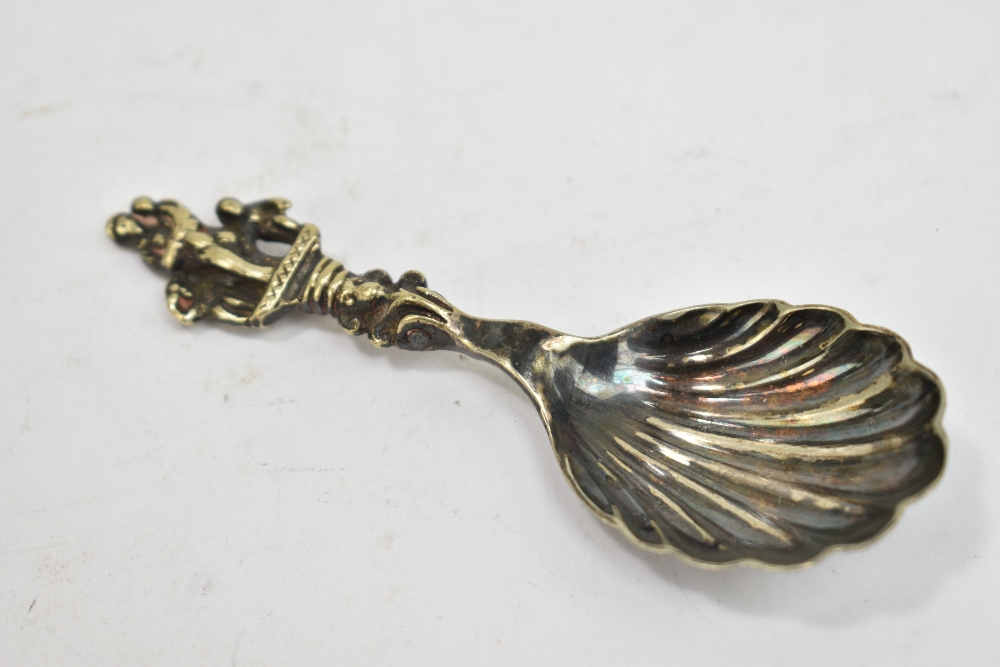 RANDALL CHATTERTON; a William IV hallmarked silver sifting spoon with engraved elephant's head - Image 7 of 17