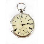 Joseph Woodhouse, Liverpool; a silver open face pocket watch,