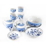 A quantity of Wedgwood blue and white decorated 'Indigo' pattern tableware and a quantity of