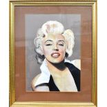W B BLAKE (20th Century); pastel portrait of Marilyn Monroe,