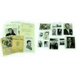 Frank Sinatra Fan Club ephemera to include reproduced photographs, cuttings,
