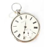 John Pyper, Belfast; a silver open face pocket watch,