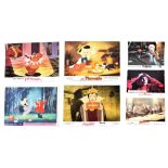 A collection of original British and American 10 x 8 inch lobby cards for Walt Disney, Lucas,