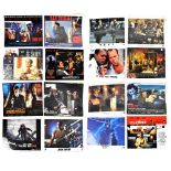 A collection of original 14 x 11 inch cinema lobby card sets, mainly 1990s action movies,