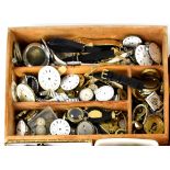 A quantity of watches and watch movements for spares or repair purposes.