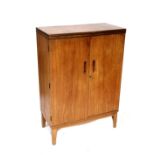 A retro teak cocktail/drinks cabinet,