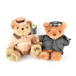 Two promotional Land Rover teddy bears to include a Land Rover Safari bear (with tags) (2).