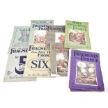 Bairnsfather; seven magazines including 'The Bystander Fragments from France',