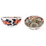 A 19th century Japanese Imari porcelain bowl,