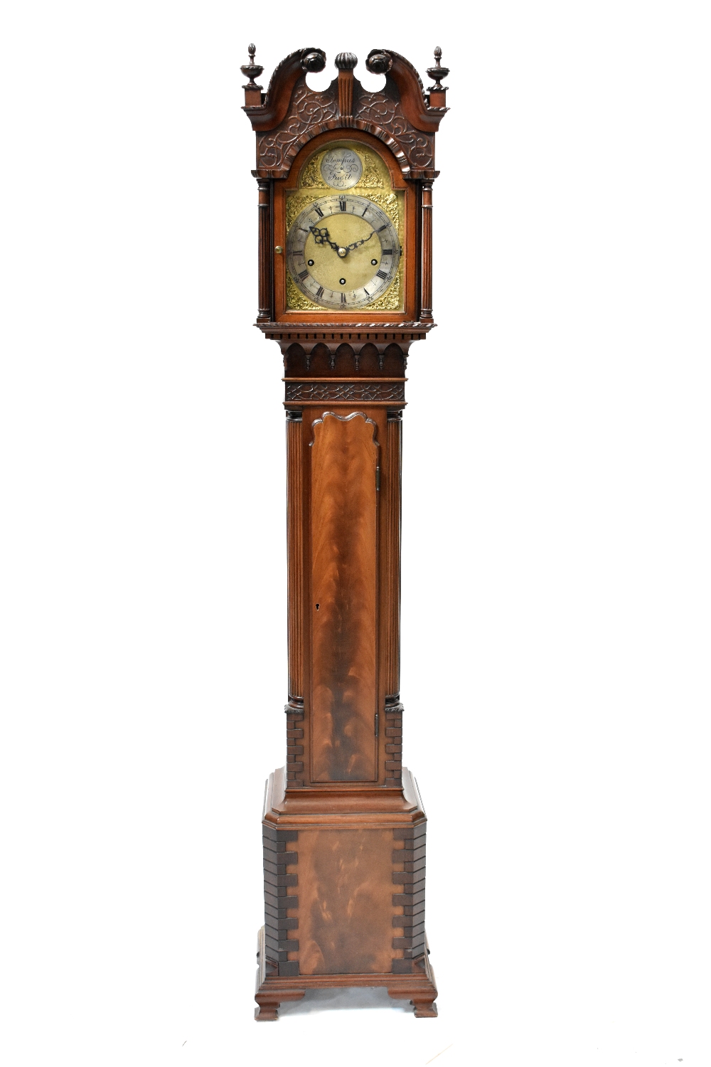 A Liverpool longcase clock of small proportions,