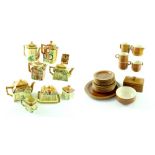 Cottage ware tea items to include Price's, Keel Street Pottery Co, comprising two teapots,