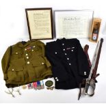 The rare and important military honour medal group and related items of Major Antony Harrison