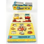 CORGI; a boxed Gift Set No.21 E.R.F. Dropside Lorry and Platform Trailer with Milk Churns and Gift