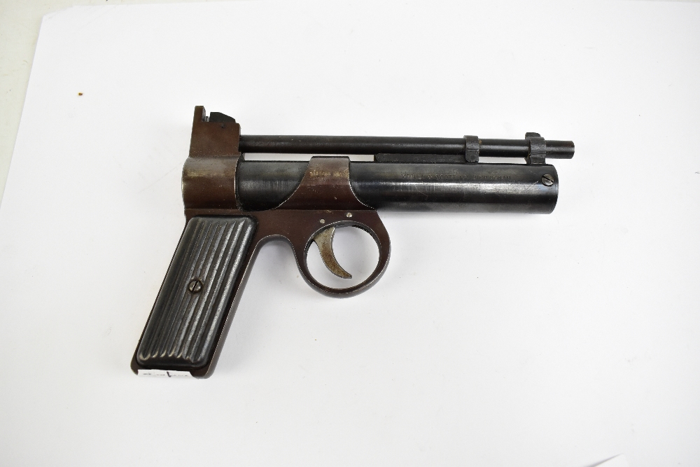 WEBLEY; a 'Junior’ .177 air pistol, serial no. J10557, length 20.5cm. Additional - Image 2 of 5