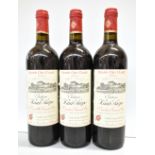 FRANCE; nine bottles of Château Haut-Sarpe Grand Classe St. Emilion 2005, 14% 75cl (9).Additional