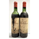 FRANCE; two bottles of Chateau Léoville Poyferré 1966 St Julien (both labels af) (2).Additional