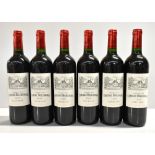 FRANCE; six bottles of Château Bellegrave 2009 Pauillac, 13.5% 75cl (6).Additional InformationGood