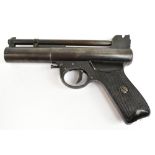 WEBLEY; a ‘Mk I’ .22 air pistol, serial no. 59634, length 21cm. Additional InformationGeneral