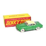 DINKY; a boxed 187 Volkswagen Karmann Ghia Coupe With Windows And Independent Suspension in green