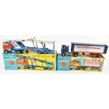 CORGI; a 1137 Ford Tilt Cab 'H' Series with Detachable Trailer and 1138 Car Transporter, both