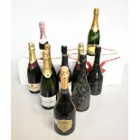 CHAMPAGNE; a mixed group including six Oudinet Cuvée Rose Brut (half bottles), 37.5cl 12%, four