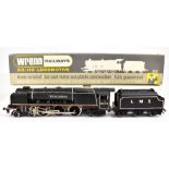 WRENN RAILWAYS; a boxed OO/HO gauge W2227/A 4-6-2 8P black Sir William Stanier Locomotive.Additional