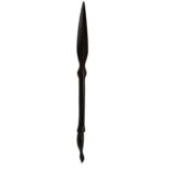 A Solomon Islands dagger with handle modelled as a bird, length 46.5cm.
