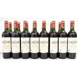 FRANCE; fifteen bottles of Château Haut Sarpe Grand Cru Classe St Emilion 2003 red wine, 13.5% 75cl,