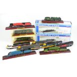 Twenty-one model locomotives including 1938 Class 'A4' No.4468 Mallard, Pacific Chapelon Nord,