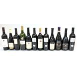 MIXED INTERNATIONAL; twenty-four bottles of red wine including Clos de La Roche 2009 Chinon,