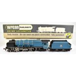 WRENN RAILWAYS; a boxed OO/HO gauge W2229 4-6-2 City Blue B.R. Locomotive and Tender.Additional