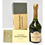 CHAMPAGNE; a single bottle of Taittinger Comtes de Champagne Millesime 1989, in original