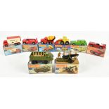 MATCHBOX; eight boxed 75 Series models comprising 19 Cement Truck, 28 Lincoln, 29 Tractor Shovel, 32