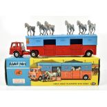 CORGI; a boxed 1130 Circus Horse Transporter with Horses (six horses present).Additional