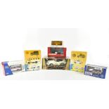 A collection of predominately boxed Police themed model cars and vehicles with over twenty Corgi