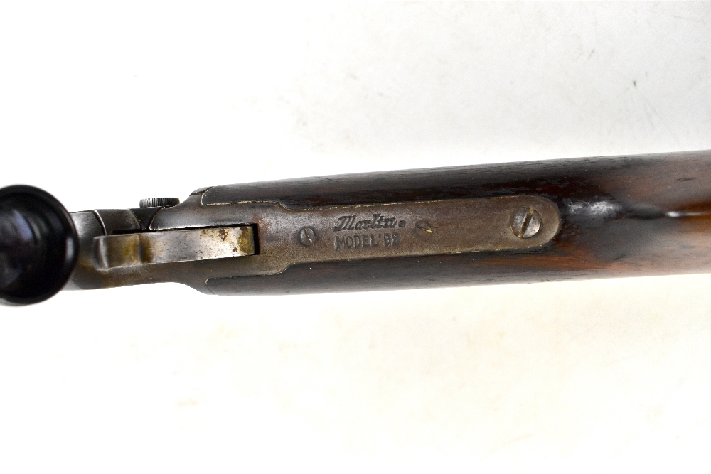 ***SECTION 1 FIREARM LICENCE REQUIRED*** MARLIN; a model 92 .22RF under lever repeating rifle, - Image 5 of 6