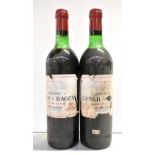 FRANCE; two bottles of Chateau Lynch Bages 1976 Pauillac, 73cl (labels af) (2).Additional
