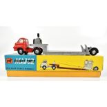 CORGI; a boxed 1104 'Carrimore' Detachable Axle Machinery Carrier, cab in red.Additional