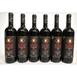 ITALY; six bottles of Brunello di Montalcino 2004 Il Poggione red wine, 14.5% 75cl.