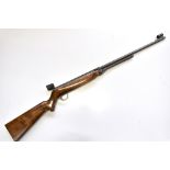 WEBLY; a .177 'Super Target' air rifle with under lever action, length 110cm (af).Additional