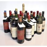FRANCE; twenty two bottles of red wine comprising Sichel & Fils Freres Margaux Superieur 1964 (x 2