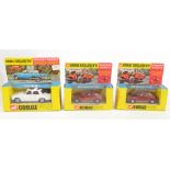 CORGI; three boxed models comprising 275 Rover 2000 TC and 341 Mini Marcos GT 850 (x2) (3).