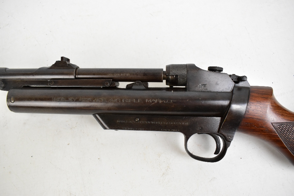 WEBLEY; a ‘Service Air Rifle Mk II’, length 105cm. Additional InformationGeneral wear, scratching - Image 2 of 5
