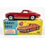 CORGI; a boxed 310 Chevrolet Corvette Sting Ray.Additional InformationBox with old price in