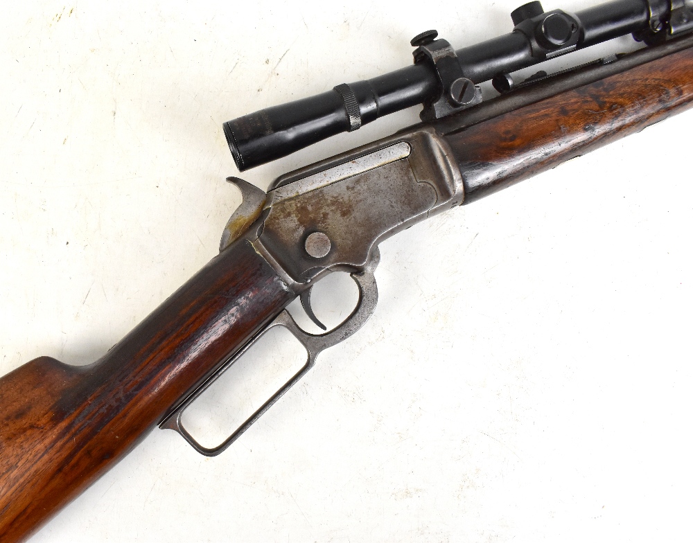 ***SECTION 1 FIREARM LICENCE REQUIRED*** MARLIN; a model 92 .22RF under lever repeating rifle, - Image 4 of 6