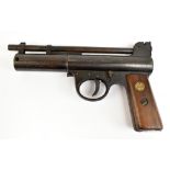 WEBLEY; a ‘Mk I' .22 air pistol, serial no. 36134, length 21cm, and 'Air Pistols', first edition, by