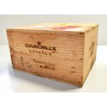 PORTUGAL; a sealed crate of six Churchill's Estates Grande Reserva 2007 75cl bottles of red wine (