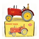 DINKY; a boxed 300 Massey-Harris Tractor with driver.Additional InformationSome chips to paint,