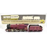 WRENN RAILWAYS; a boxed OO/HO gauge W2260 4-6-0 Royal Scot LMS Marroon Locomotive and Tender.