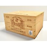 FRANCE; a sealed case of six Château de Chantegrive 75cl bottles of red wine (6).